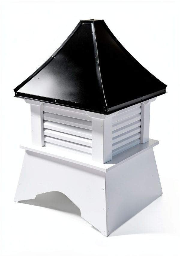 Accentua Vinyl Cupola Louvered Design Roof Ventilation-2