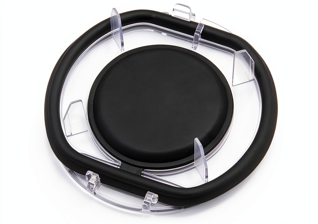 Installing Dyson V6 Bin Lid Replacement Clear Plastic by Hedonlee on a wooden desk