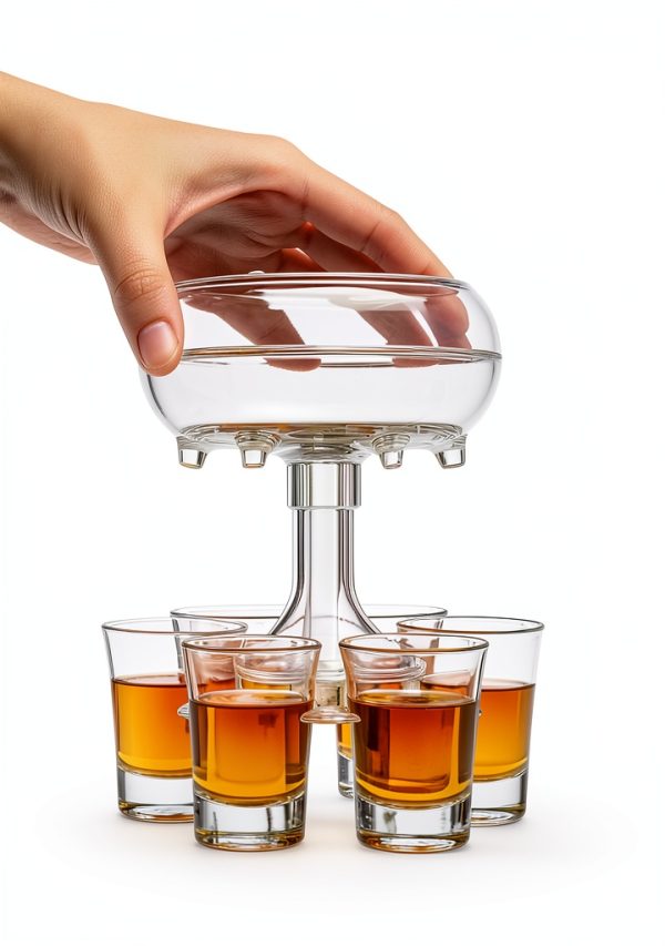 Generic 6 Slot Shot Dispenser Clear Acrylic Bar Essential-1