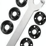 Pwkauka Angle Grinder Wrench Set Carbon Steel Nuts-0