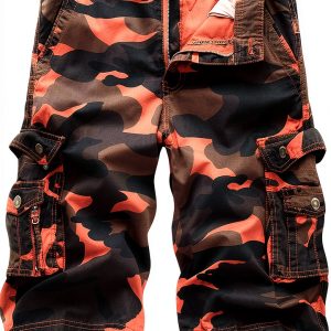 Maiyifu Mens Cargo Shorts Multi Pocket Outdoor Casual Wear-0