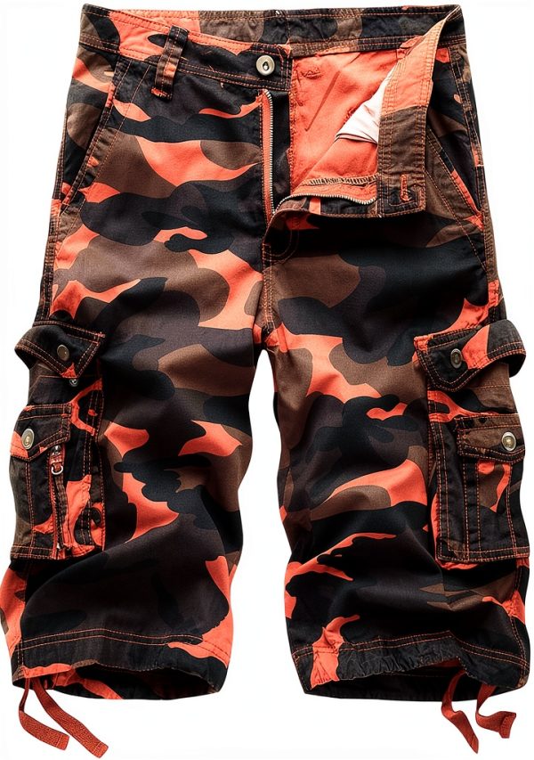 Maiyifu Mens Cargo Shorts Multi Pocket Outdoor Casual Wear-0