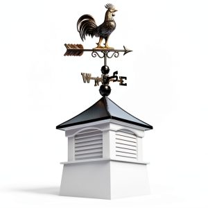 Good Directions Cupola PVC Vinyl Black Aluminum Roof-0