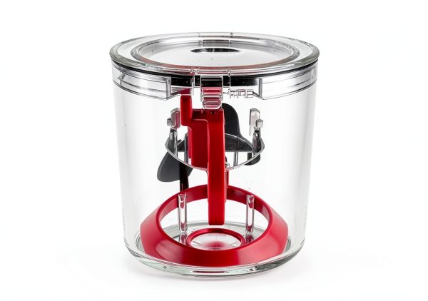 Hedonlee Dyson Vacuum Dust Cup Lid Replacement Clear Plastic-4