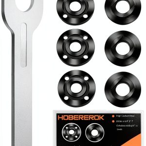 HOBEREROK Angle Grinder Nut Wrench Carbon Steel Kit-0