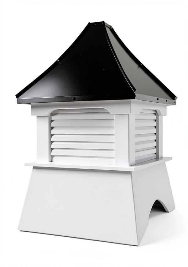 Accentua Vinyl Cupola Louvered Design Roof Ventilation-1