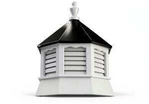 Accentua Cupola White Black Roof Metal Surface Louvered-0
