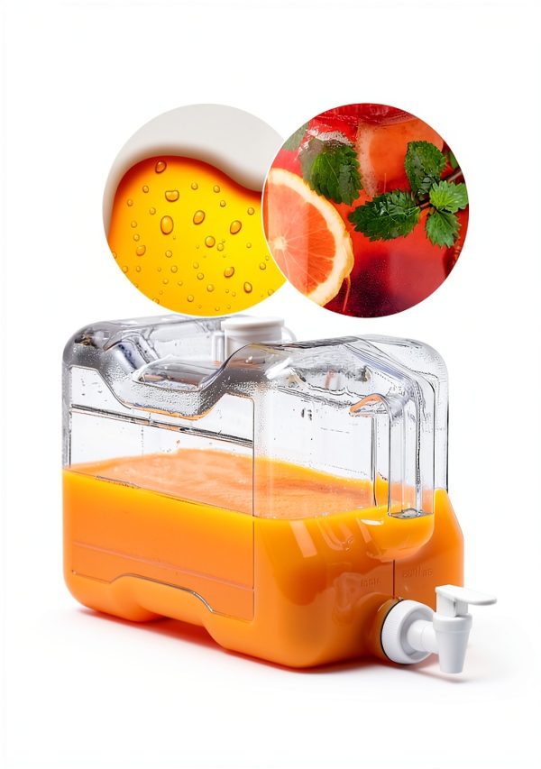 Funnymoom 2 Gallon PETG Beverage Dispenser BPA Free Spigot-3