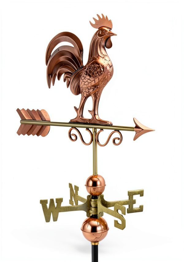Good Directions Cupola White Copper Vinyl Weathervane Ready-4