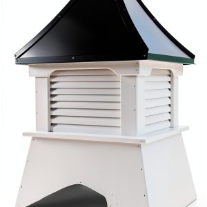 Accentua Vinyl Cupola Louvered Design Roof Ventilation-0