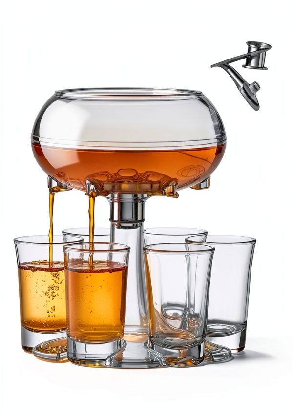 Generic 6 Slot Shot Dispenser Clear Acrylic Bar Essential-2