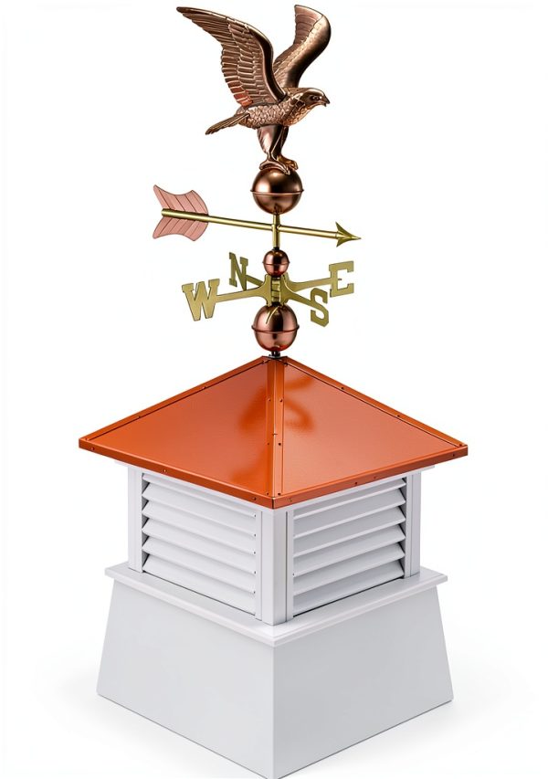 Good Directions Copper Cupola Weathervane American Eagle-0
