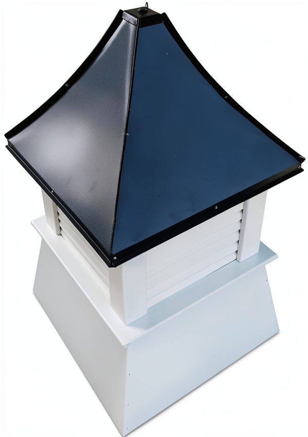 Accentua Vinyl Cupola Louvered Design Roof Ventilation-4