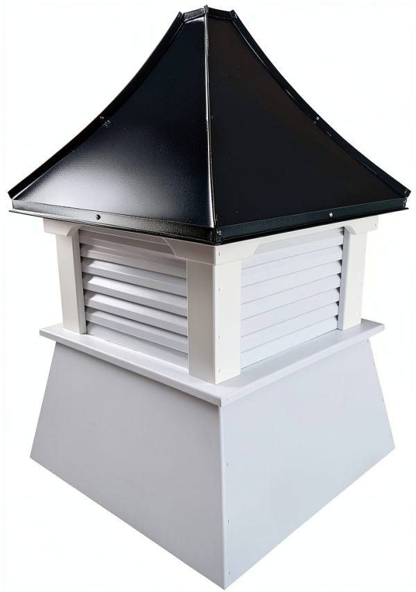 Accentua Vinyl Cupola Louvered Design Roof Ventilation-3