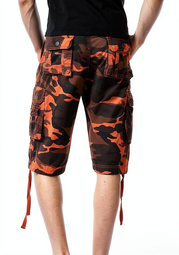 Maiyifu Mens Cargo Shorts Multi Pocket Outdoor Casual Wear-4