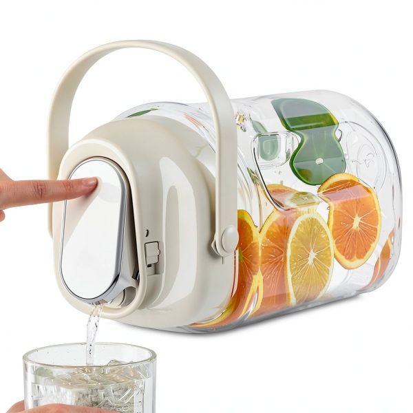 Rimigood Clear Plastic Beverage Dispenser for Fridge-1