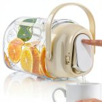 Rimigood Clear Plastic Beverage Dispenser for Fridge-0