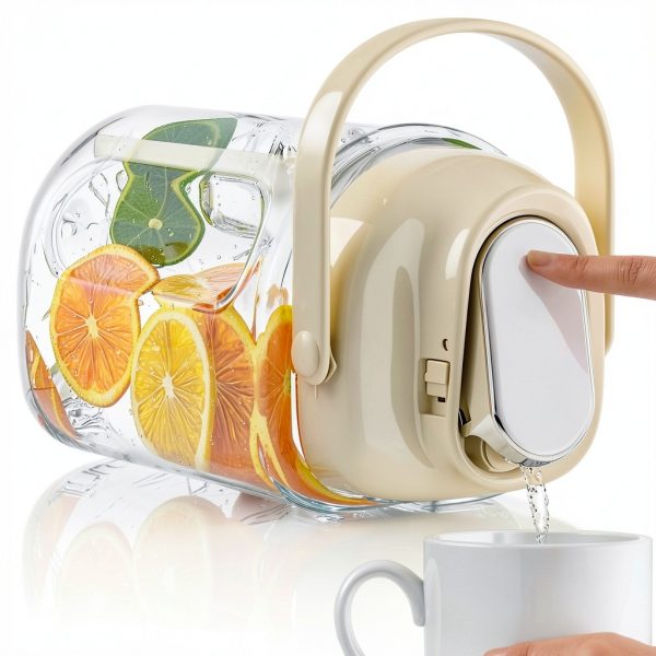 Rimigood Clear Plastic Beverage Dispenser for Fridge-0
