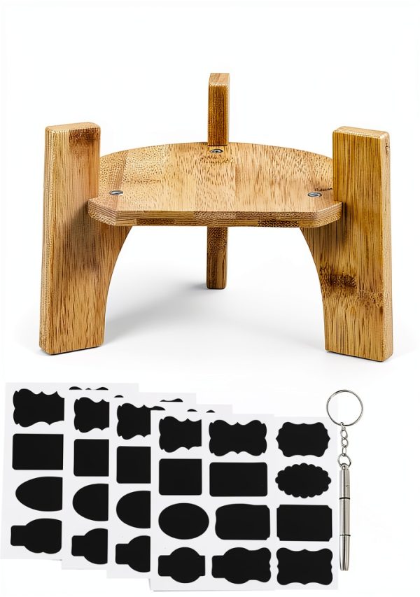 TURAOHU Wood Drink Dispenser Stand-0