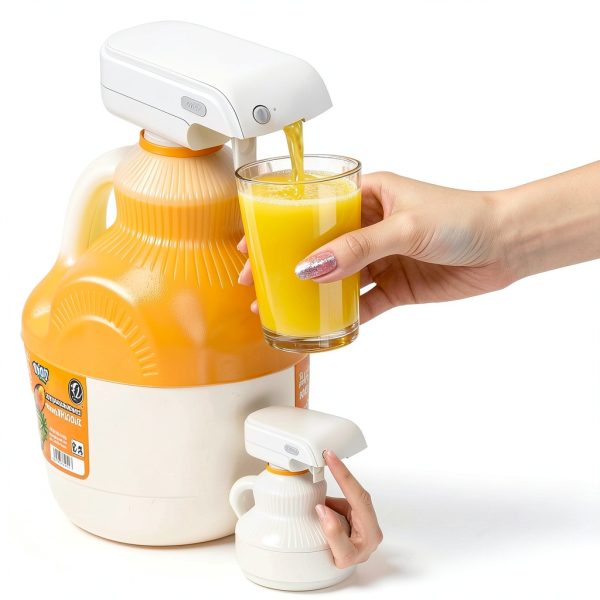 Drink Dispenser LIVSGNISTA M-251748 White USB Rechargeable One Touch-3