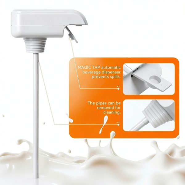 Drink Dispenser LIVSGNISTA M-251748 White USB Rechargeable One Touch-4