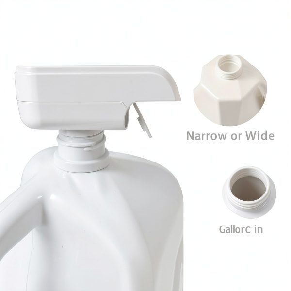 Magicalrays White USB Rechargeable Milk Jug Dispenser for Gallon-4
