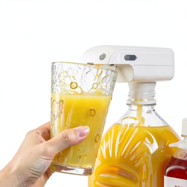 Magicalrays White USB Rechargeable Milk Jug Dispenser for Gallon-2