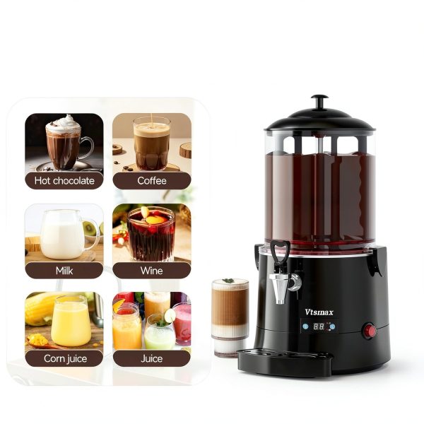 Vtsmax Hot Chocolate Maker 10L Stainless Steel with Smart Temp Control-5