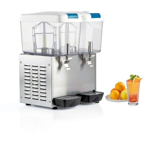 Refrigerated Beverage Dispenser ROVSUN 9.6 Gallon PC Steel-6