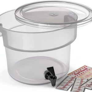 Iced Beverage Dispenser Carlisle FoodService 3 Gallon Clear-0