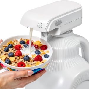 Drink Dispenser LIVSGNISTA M-251748 White USB Rechargeable One Touch-0