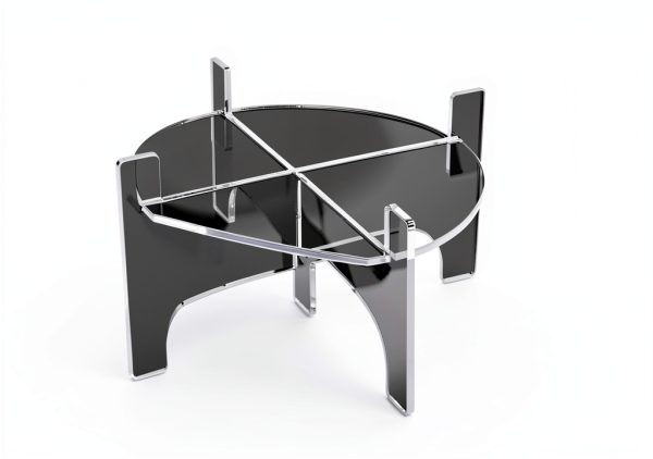 Omoojee Acrylic Drink Stand 10.28x8.07x0.75in Fits <7.87in Base-1