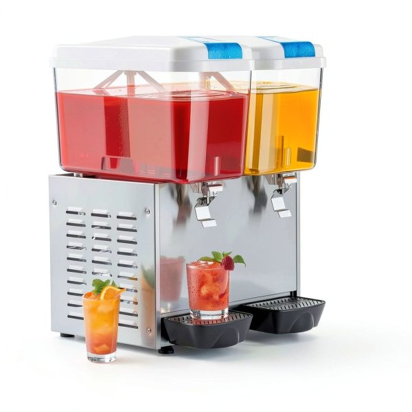 Refrigerated Beverage Dispenser ROVSUN 9.6 Gallon PC Steel-7