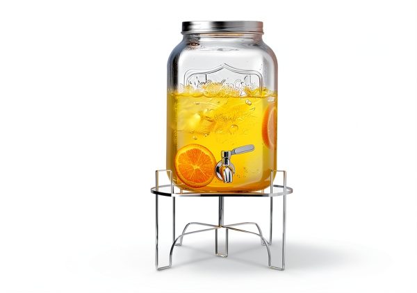 Omoojee Acrylic Drink Stand 10.28x8.07x0.75in Fits <7.87in Base-3