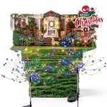 Garden Decor Solar Lights Outdoor,120LED Waterproof Colorful Solar Garden Lights for Christmas, Halloween Decoration,Yard, Patio, Porch,Flower Pot,Pathway (2Pack)-0