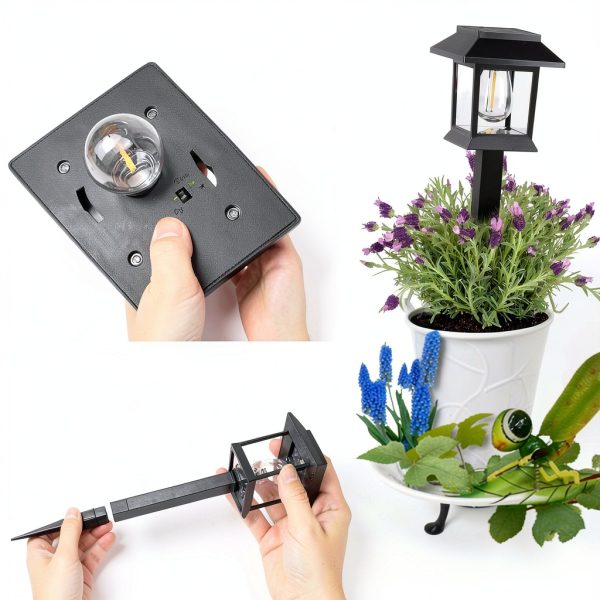 Solar Lights Outdoor Greluna 12 Pack Pathway Lights 3000K Waterproof-4