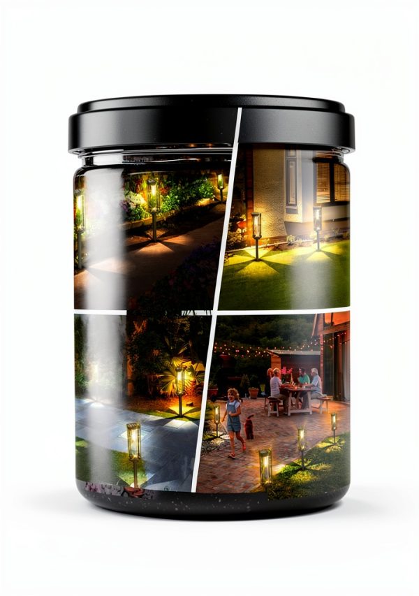 Solar Pathway Lights 6 Pack COXSENI Waterproof Bright Warm White-7